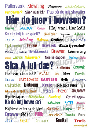 Vendelbomål etiket VA2