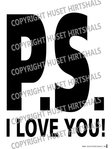 P.S. I LOVE YOU - Plakat