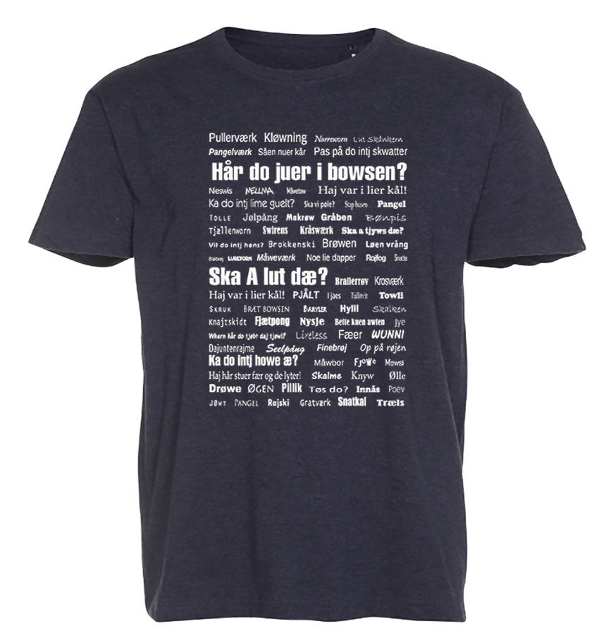Vendelbomål t-shirt 1 Blå meleret