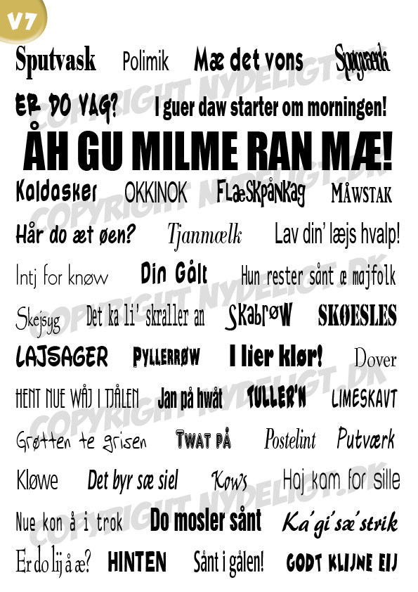NYHED Vendelbomål Plakat V7
