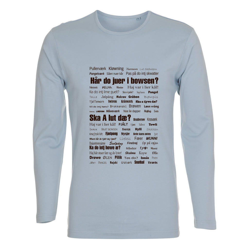 Vendelbomål t-shirt LS1 Lysblå
