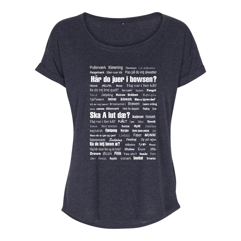 Vendelbomål t-shirt L1 Blå meleret