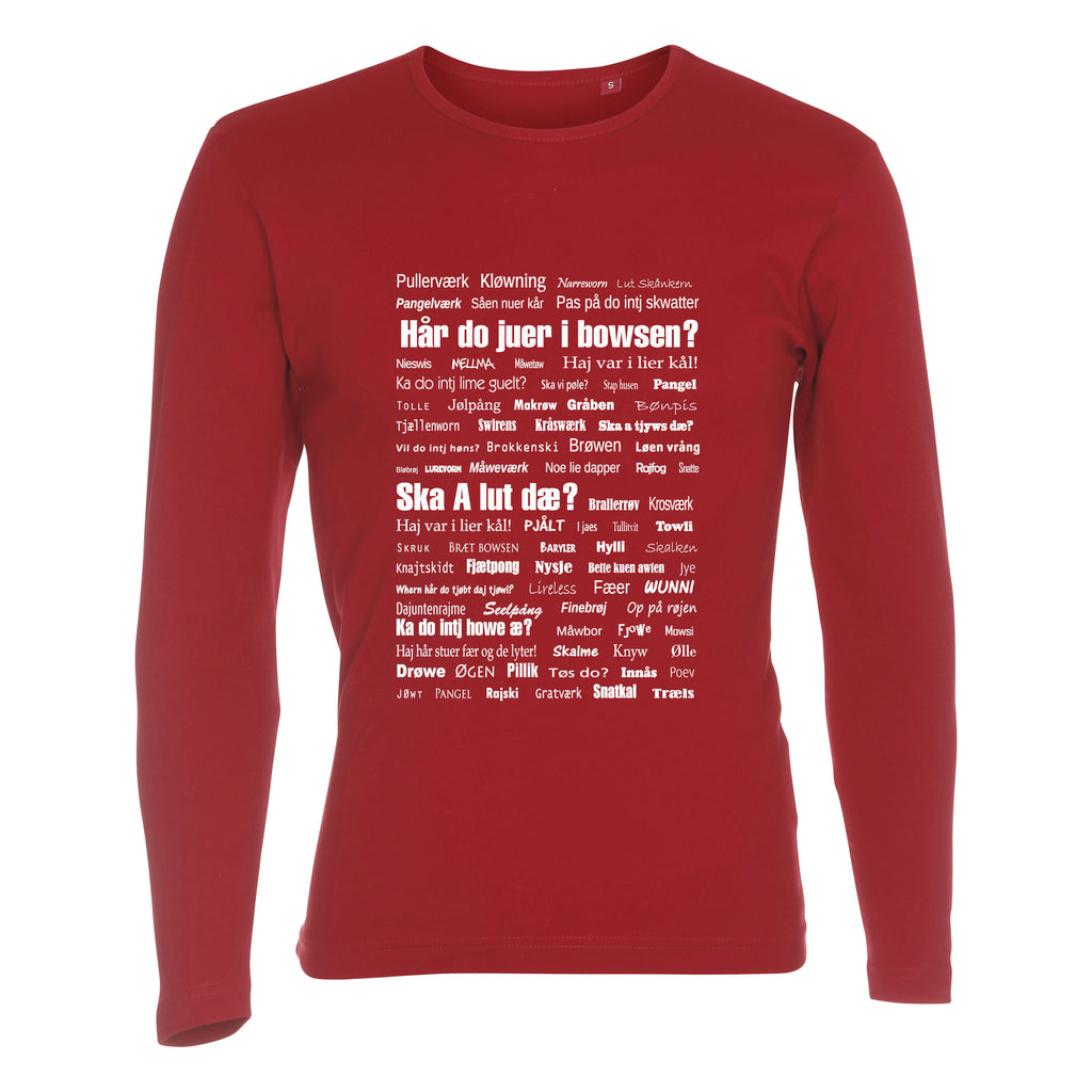 Vendelbomål t-shirt LS1 Rød