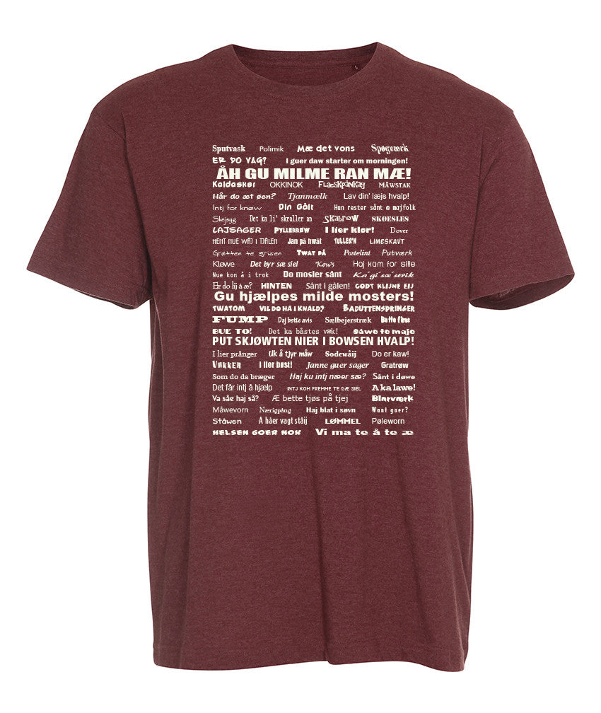 Vendelbomål t-shirt 2 Rød meleret