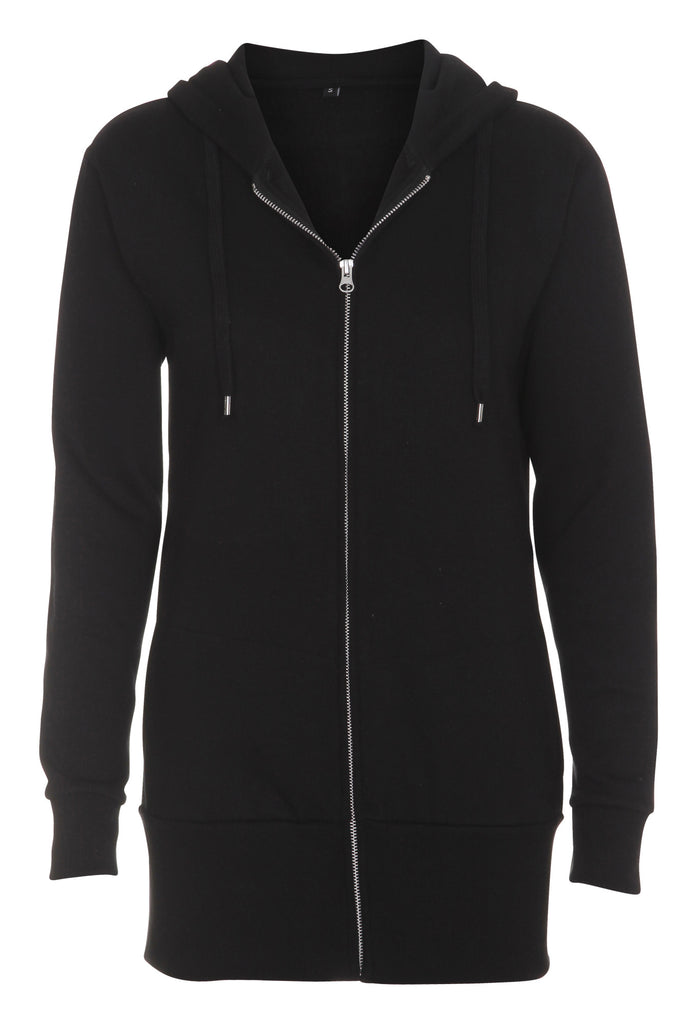 Lady Hætte sweatshirt med lynlås
