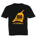 100% Vendelbo A er taknæmle!! T-shirt med orange tryk
