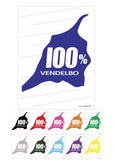100% Vendelbo Plakat i 12 forskellige farver