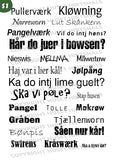 Vendelbomål Plakater