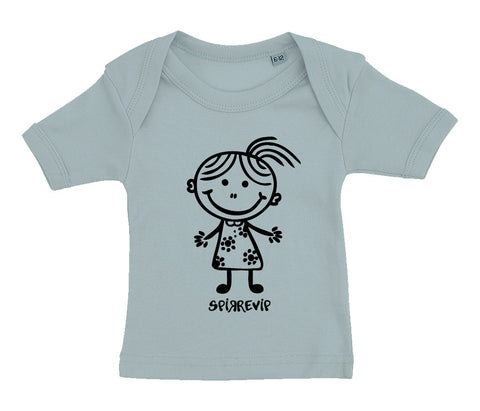 Spirrevip Baby T-shirts P3  Flere farver