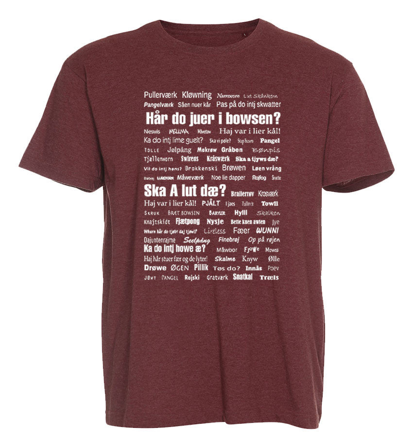 Vendelbomål t-shirt 1 Rød meleret