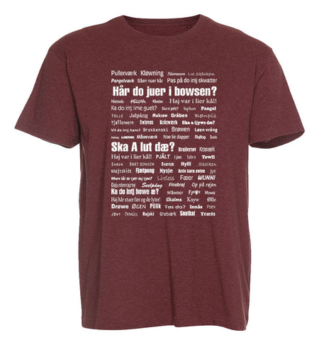Vendelbomål t-shirt 1 Rød meleret