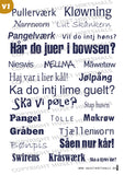 Vendelbomål Plakater