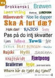 Vendelbomål Plakater