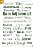 Vendelbomål Plakater