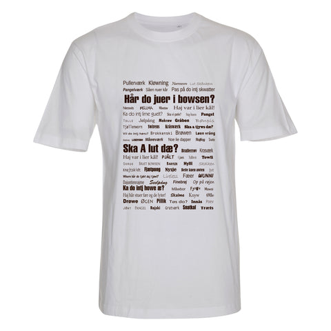 Vendelbomål t-shirt 1 til børn Hvid