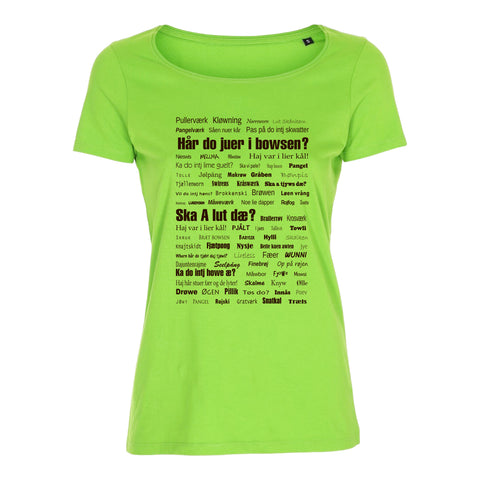 Vendelbomål t-shirt K1 Lysgrøn