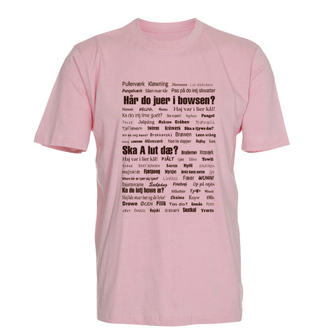 Vendelbomål t-shirt 1 til børn Lyserød