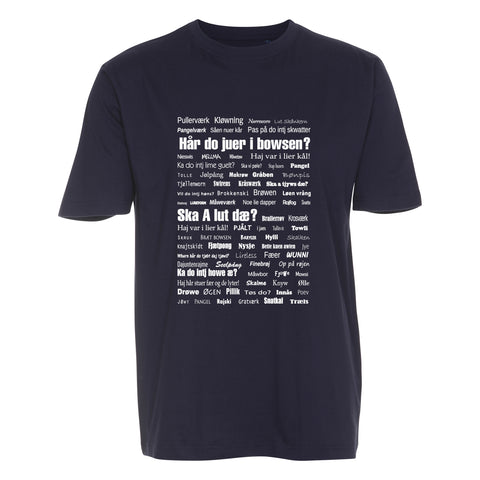 Vendelbomål t-shirt 1 til børn Marine
