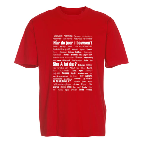 Vendelbomål t-shirt 1 til børn Rød
